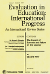 Go to journal home page - Evaluation in Education. International Progress
